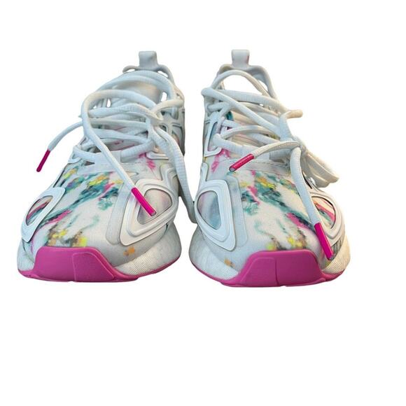 Adidas ZX 2K Boost Womens Sneaker Watercolor Pattern Size 5.5 - Picture 4 of 12